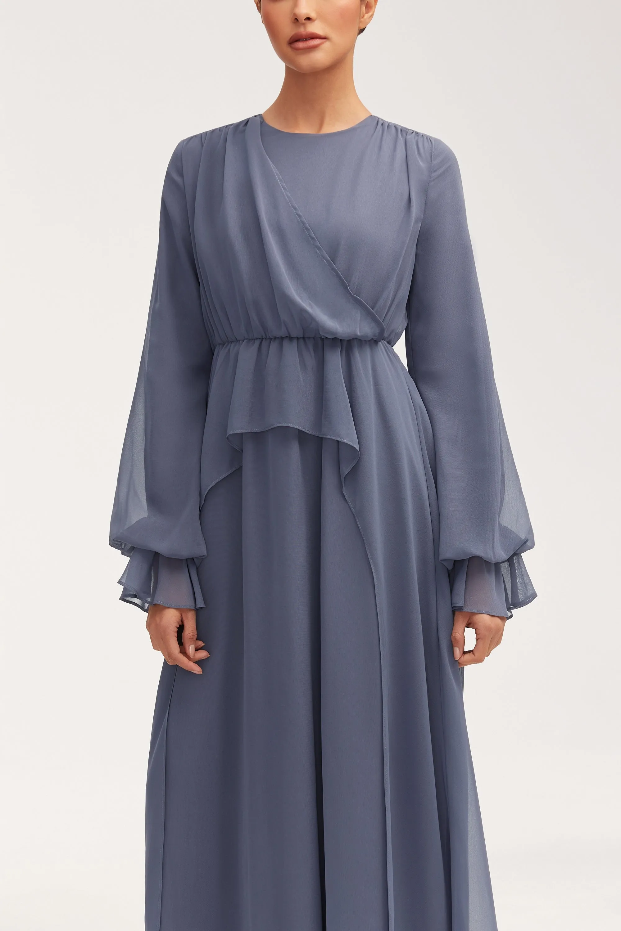 Aara Chiffon Maxi Dress -  Dusk