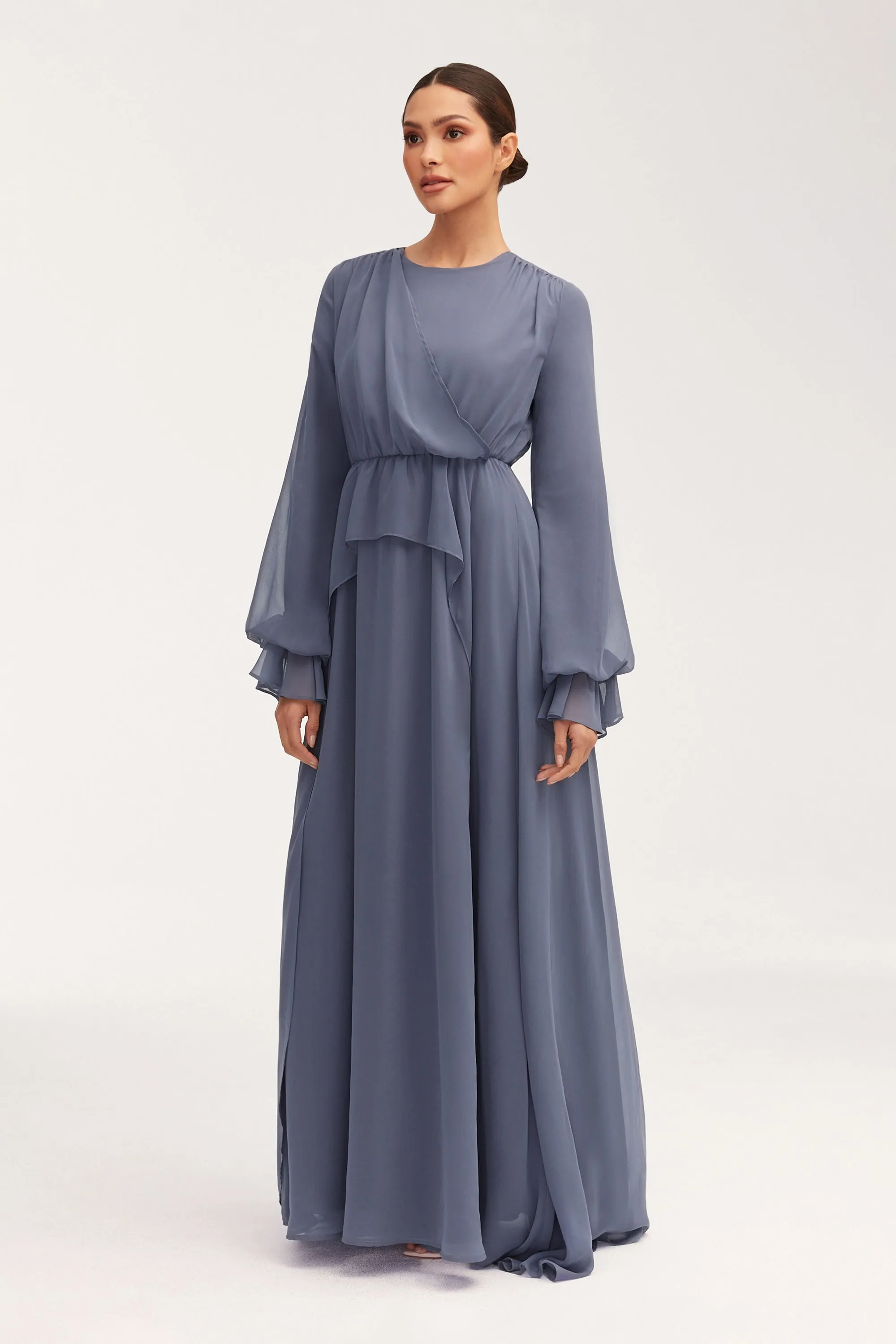 Aara Chiffon Maxi Dress -  Dusk