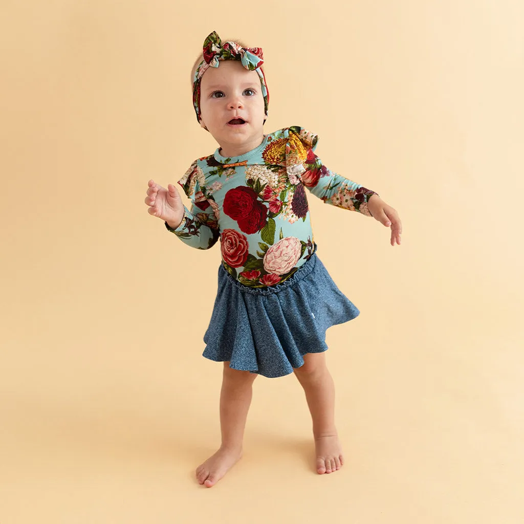 Adalynn Long Sleeve Ruffled Bodysuit