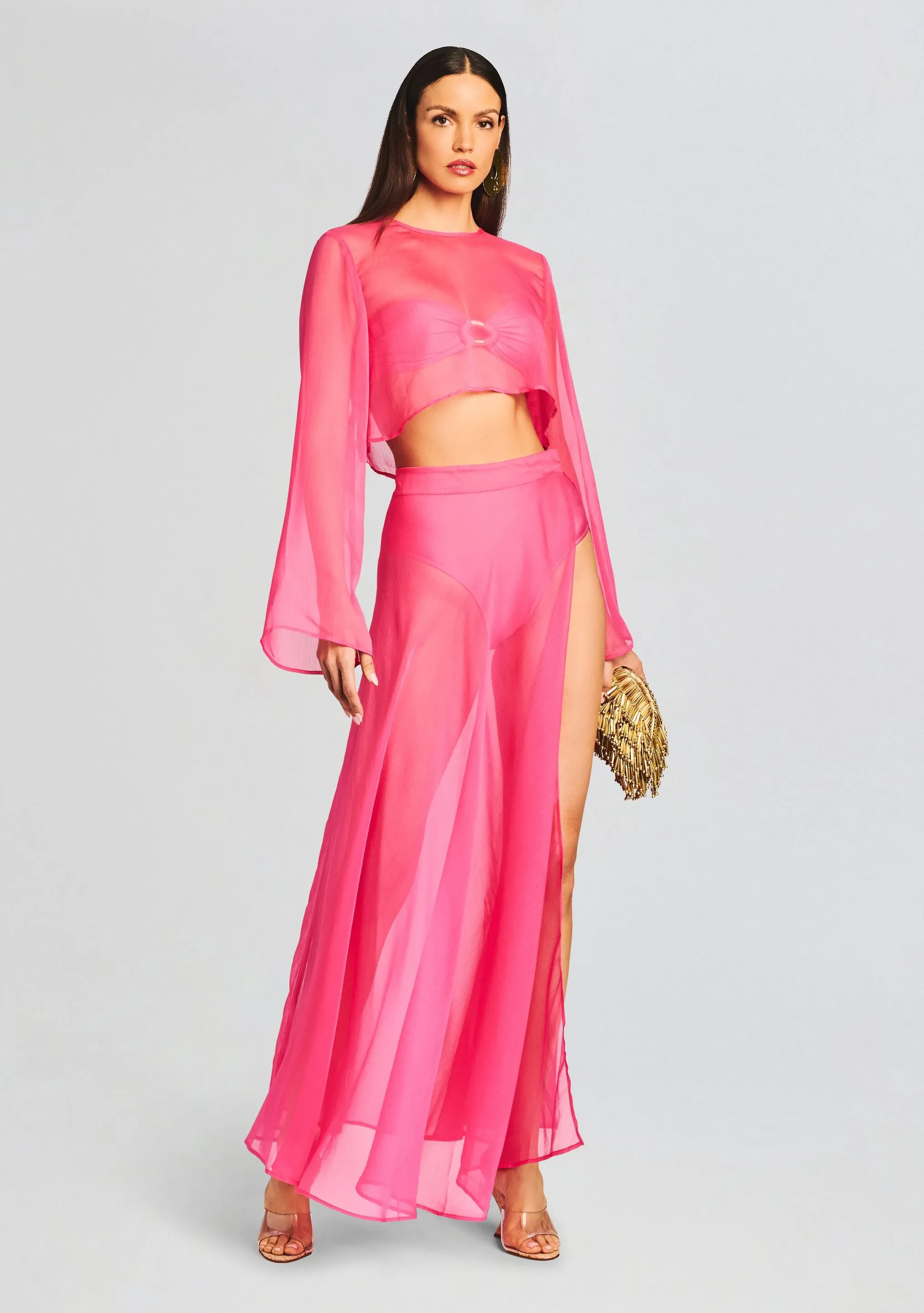 Alaia Long Slit Skirt