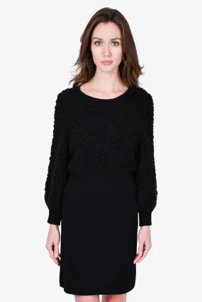 Alexander Wang Black Knit Sweater Dress Size M