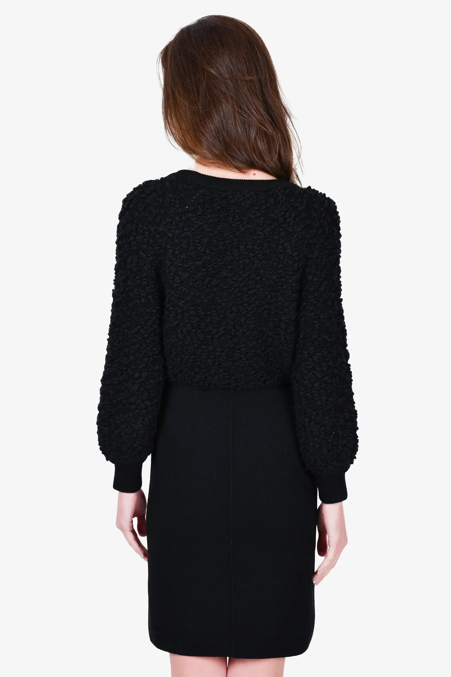 Alexander Wang Black Knit Sweater Dress Size M