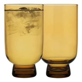 Arlo S/4 Hi Ball Tumbler Amber