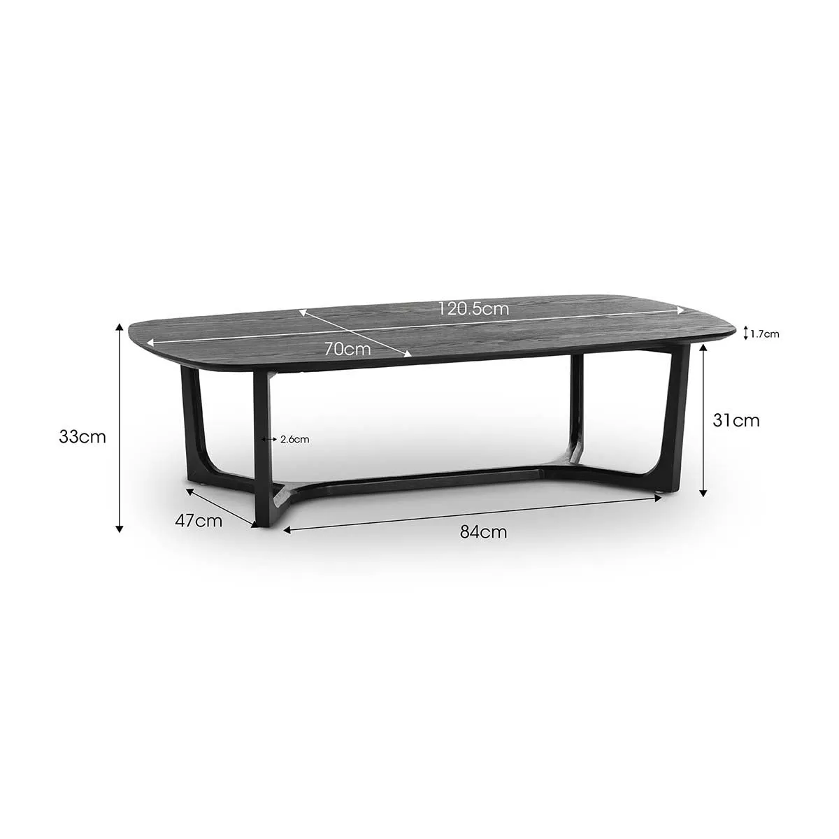 Ashwood Oval Coffee Table