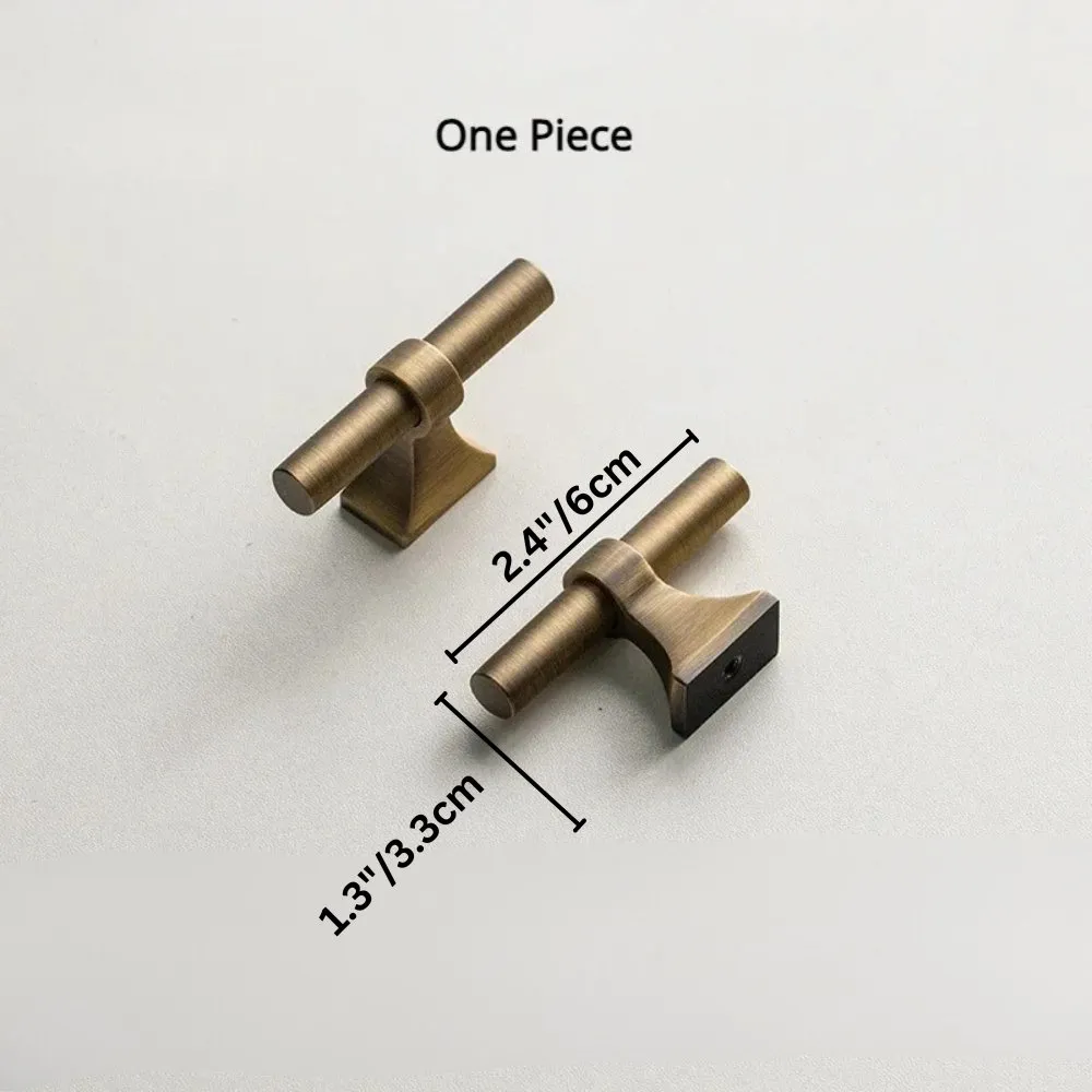 Atiq Brass Knob & Pull Bar