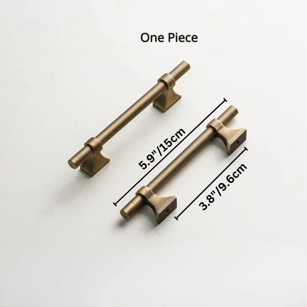 Atiq Brass Knob & Pull Bar