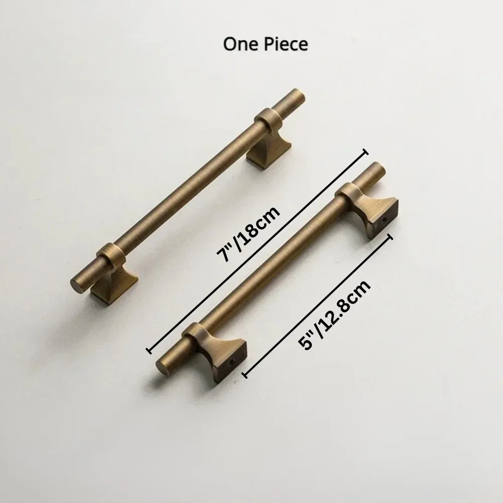 Atiq Brass Knob & Pull Bar