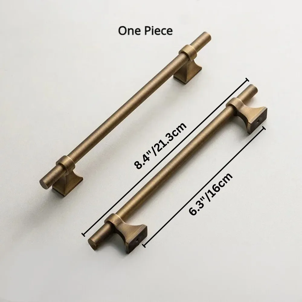 Atiq Brass Knob & Pull Bar