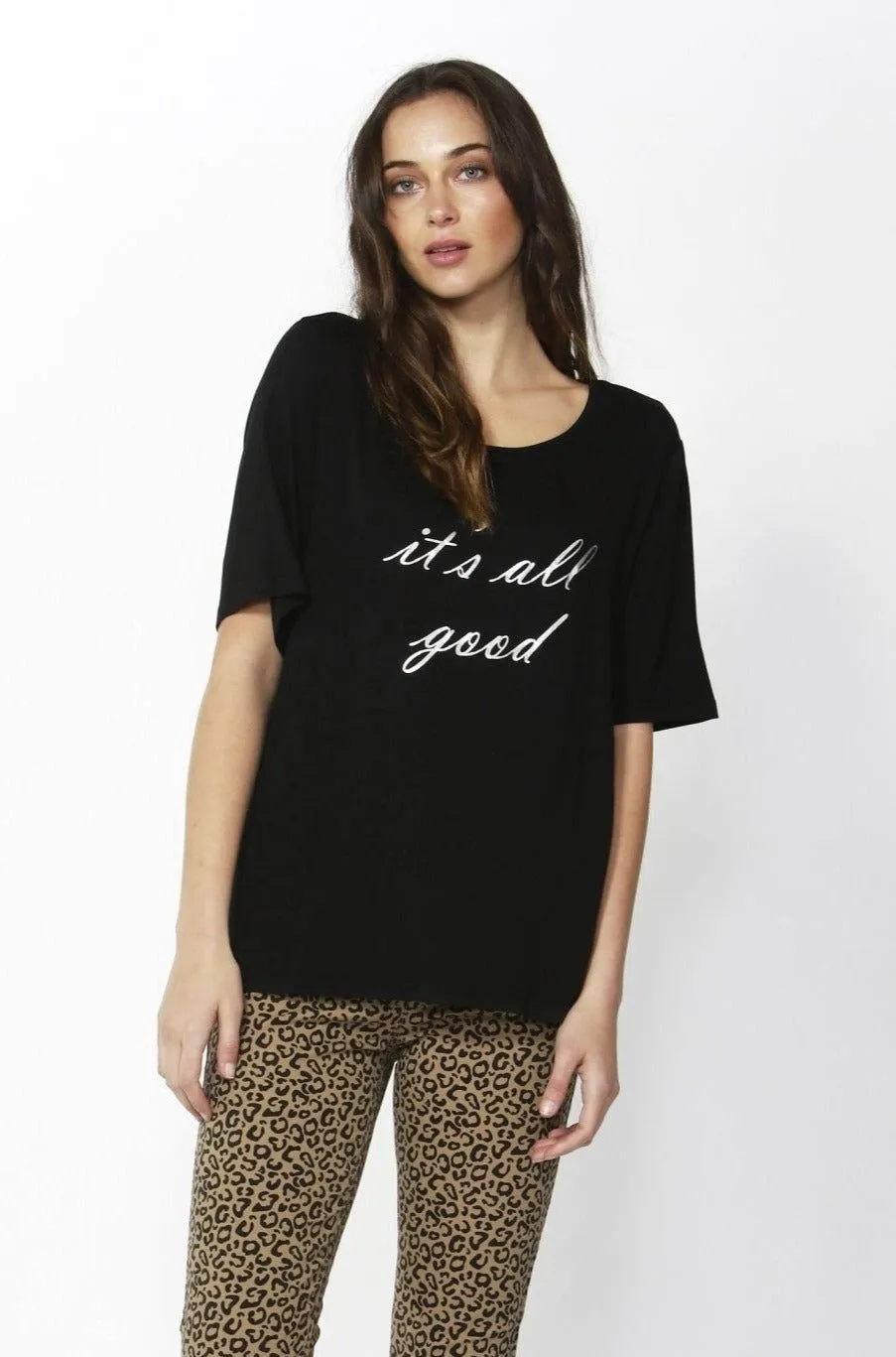 Betty Basics Los Angeles Tee in Black