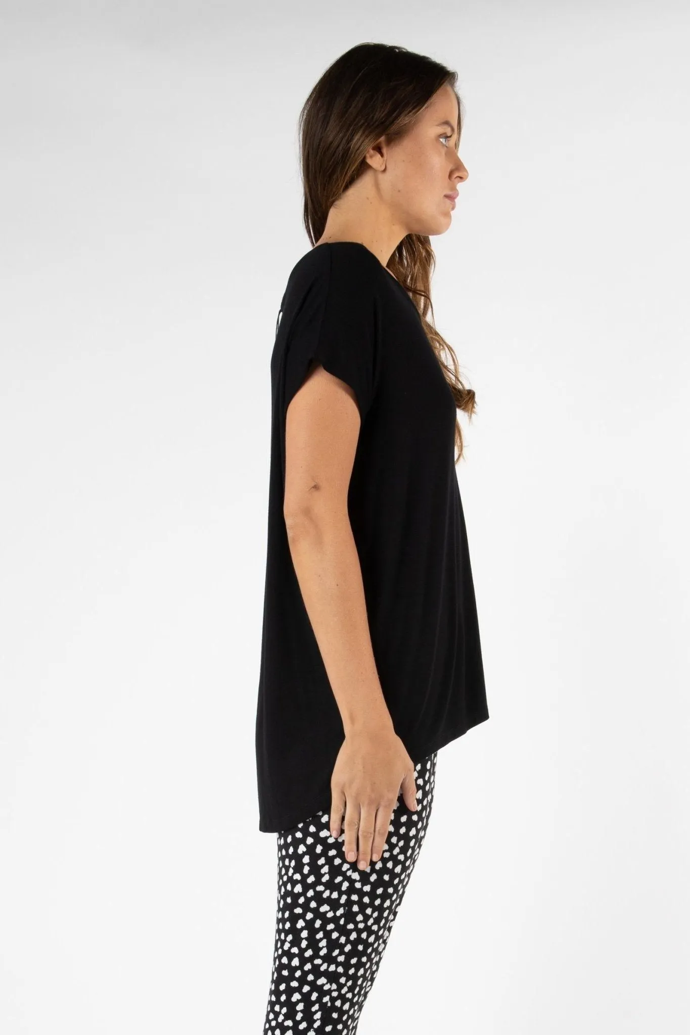 Betty Basics Toledo Tee in Black