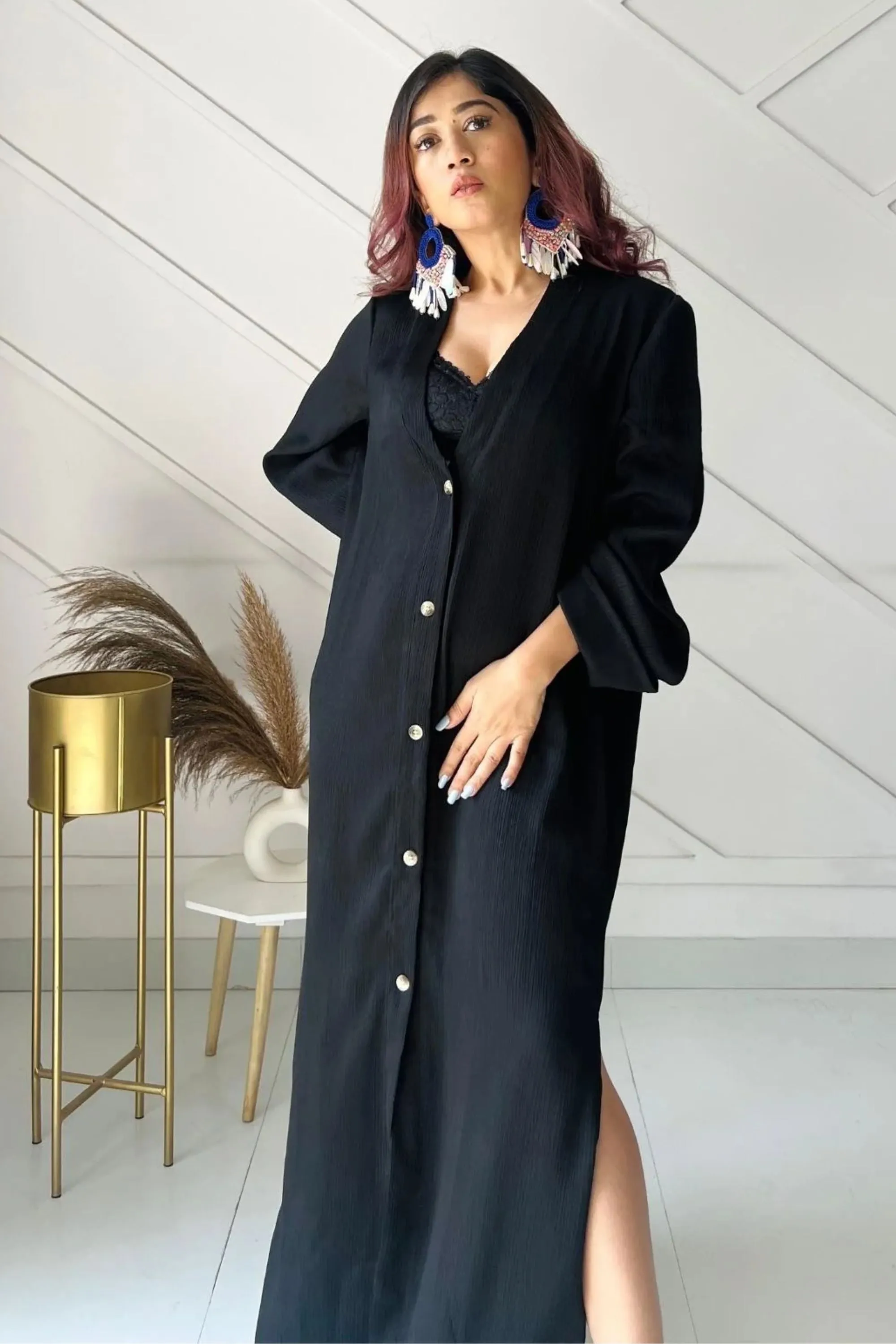 Black Swan Shirt Dress