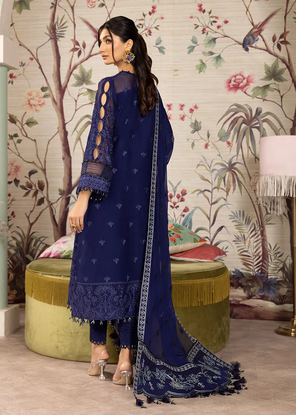 Blue Formal Suit - Alizeh - Dhaagay Formals '23 - V02D04 - Sibel