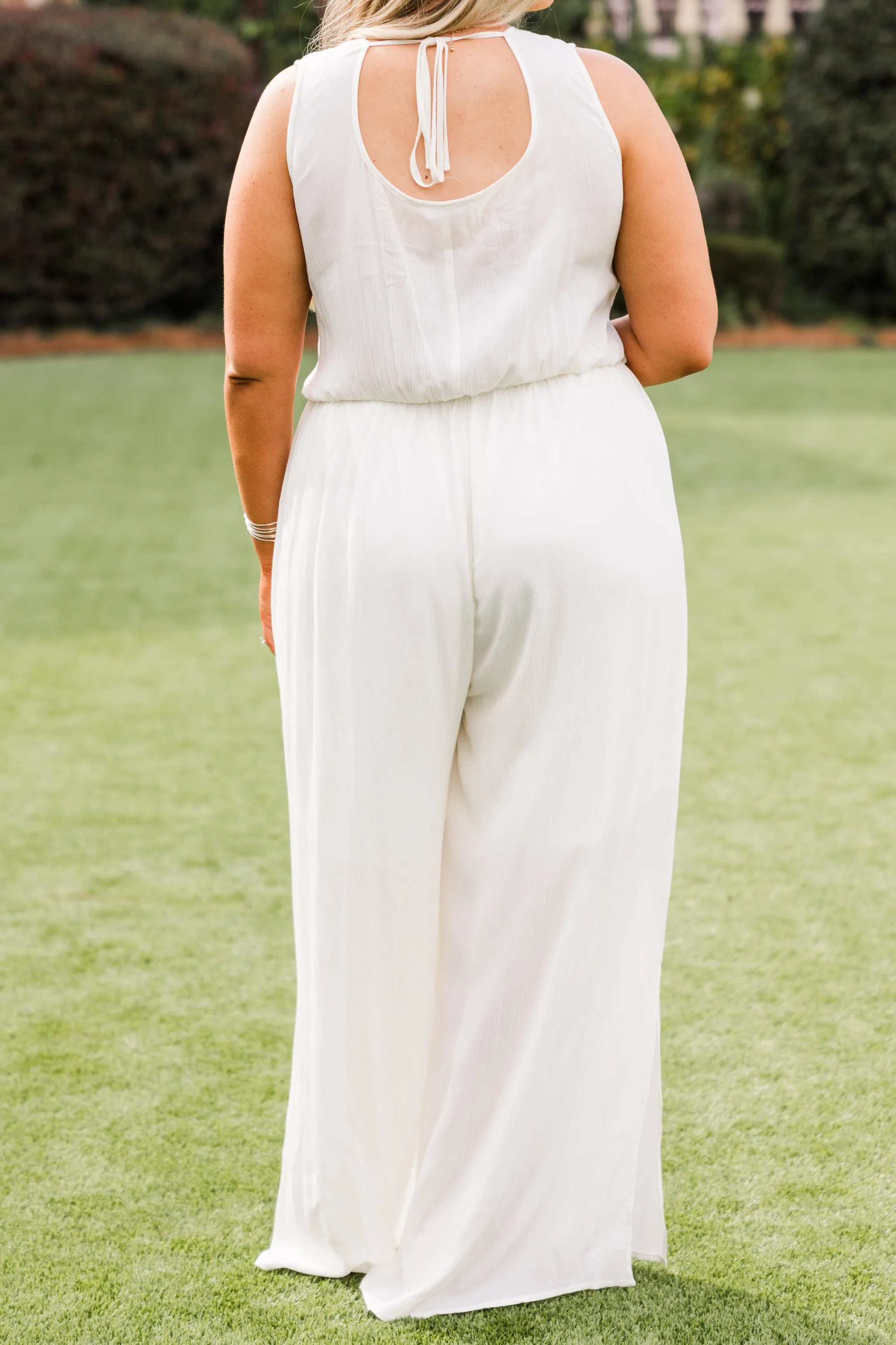 Boho In Lace Jumpsuit, White