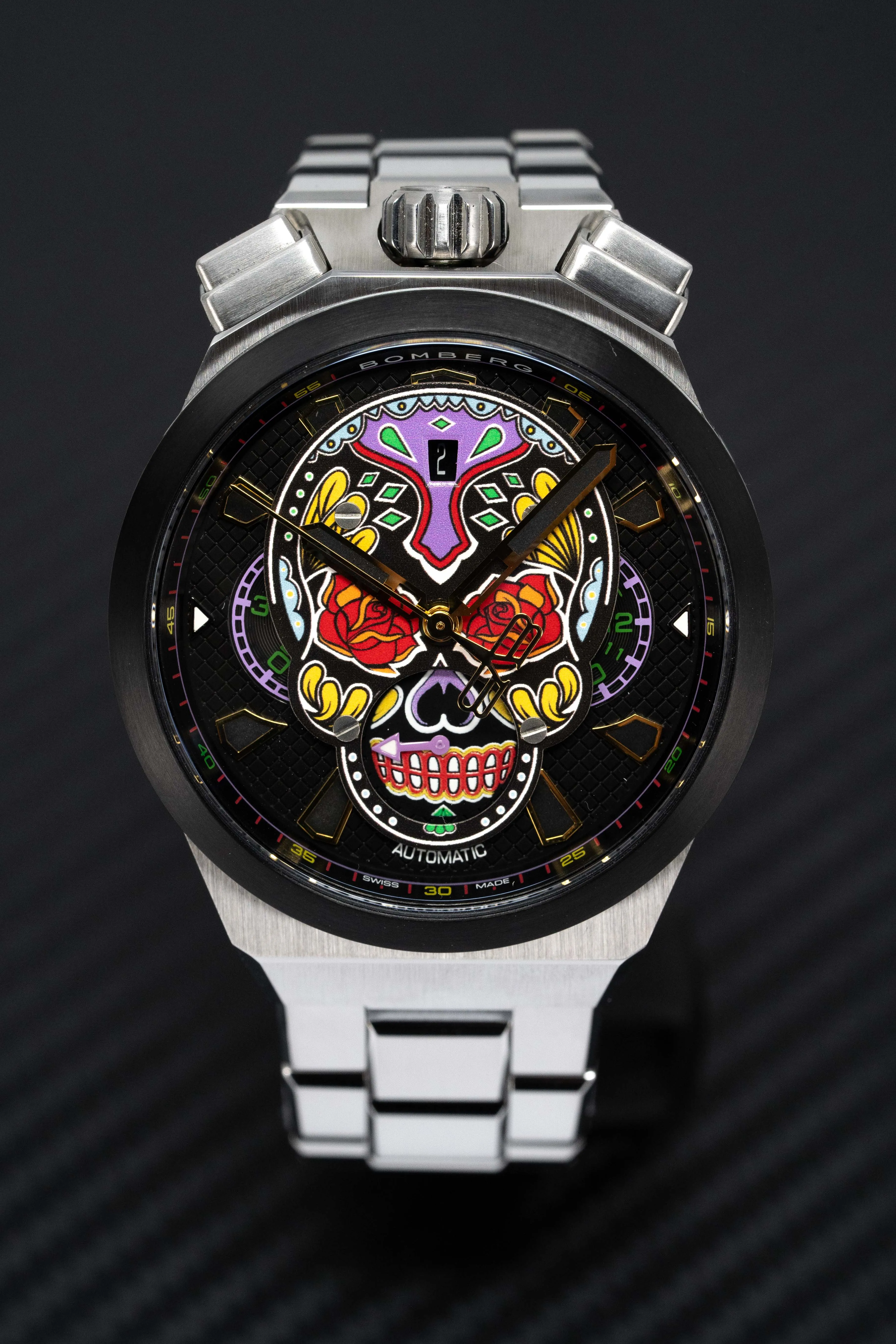 Bomberg Automatic Watch BOLT-68 Neo Calaveras Bracelet BF44CHASP.04-1.12