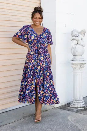 Bonnie Maxi Dress in Posie