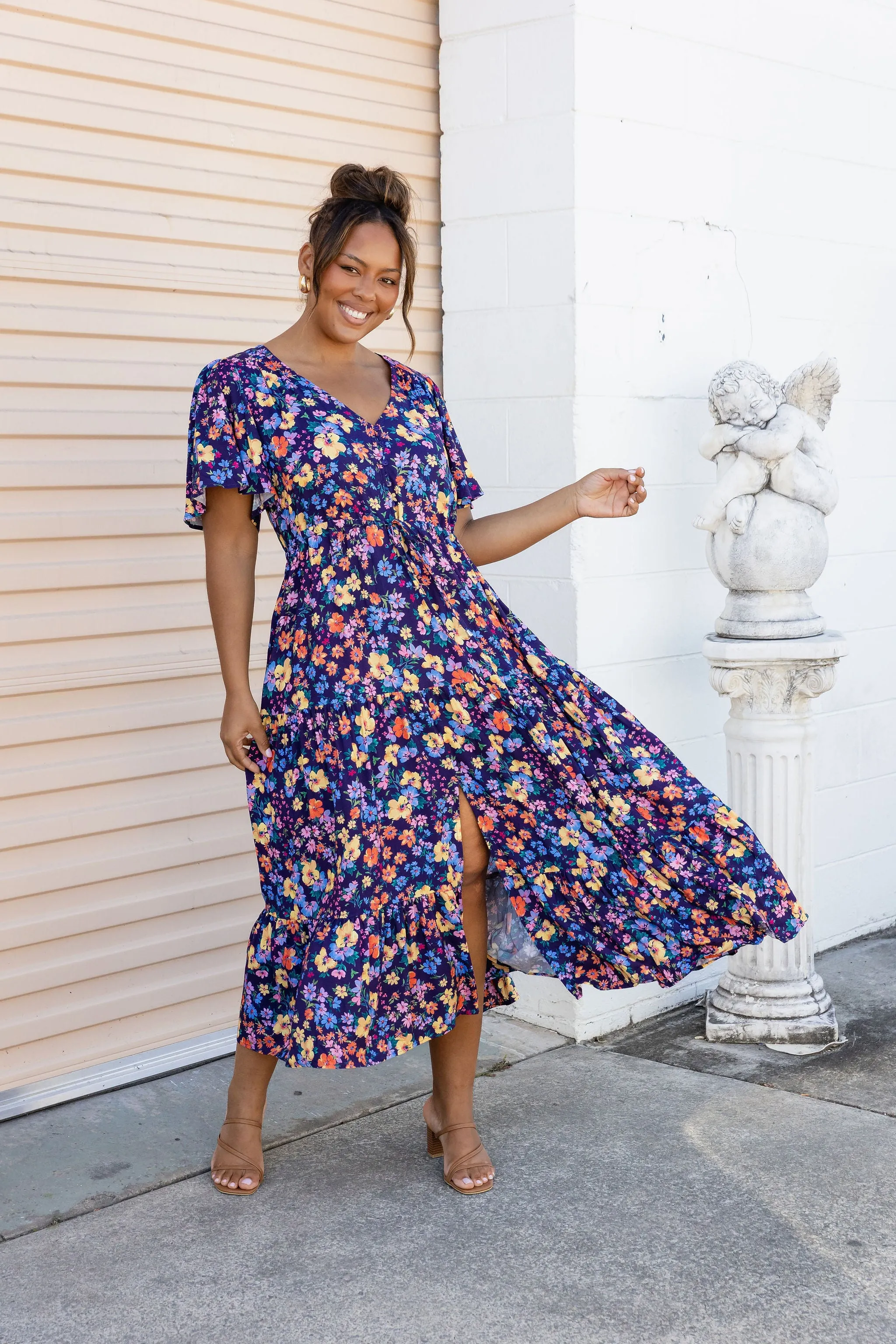 Bonnie Maxi Dress in Posie