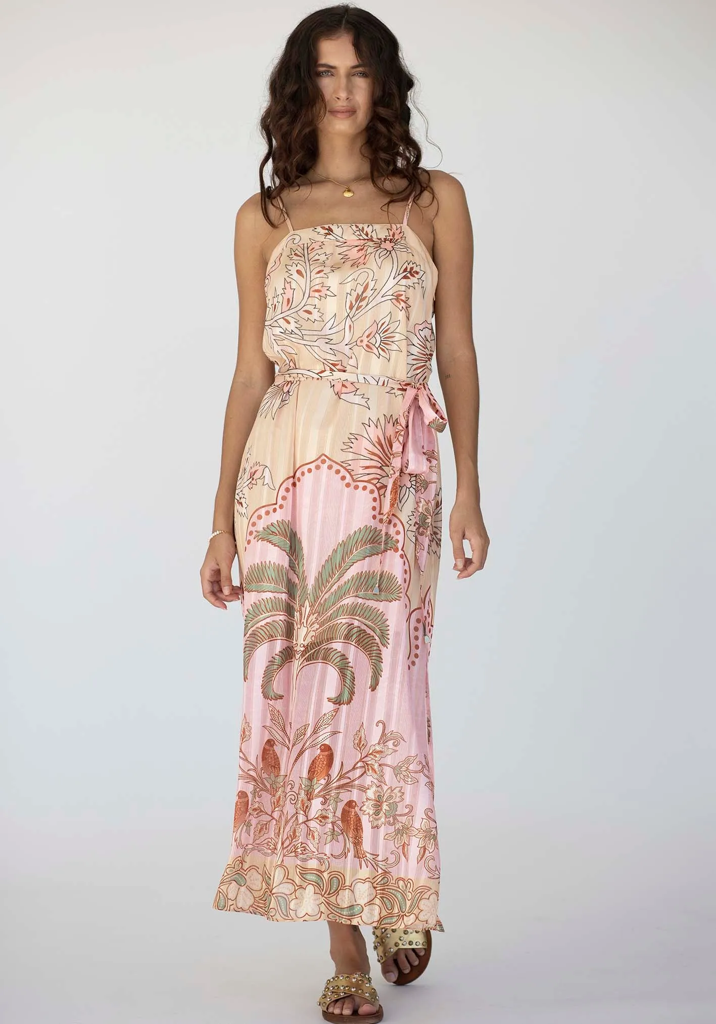 Botanica Tropical Maxi Slip Dress