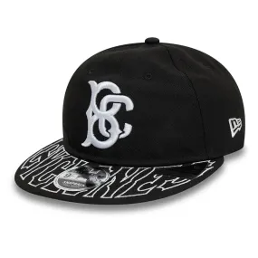 Brooklyn Cyclones MiLB Visor Script Black Retro Crown 9FIFTY Strapback Cap