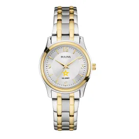 Bulova Army Women's Two-Tone Watch