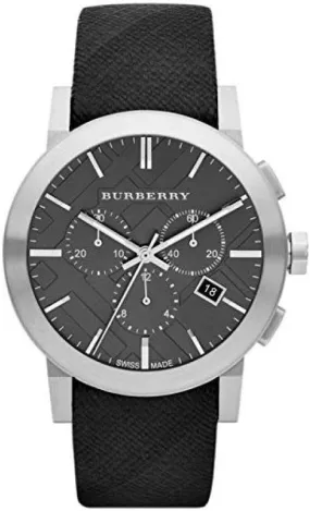 Burberry Men's Watch Chronograph The City Beat Check BU9359