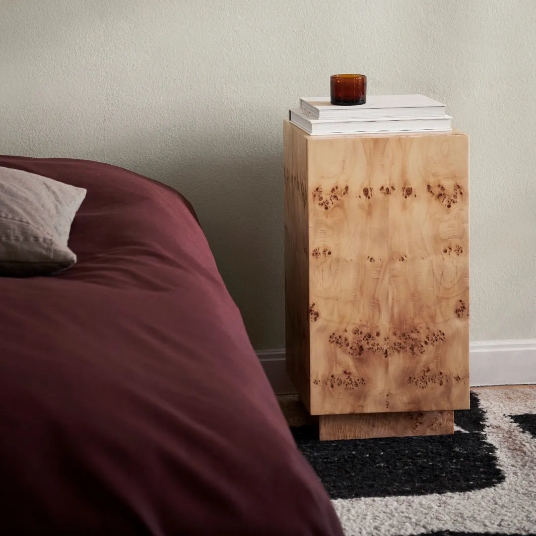 Burl Side Table