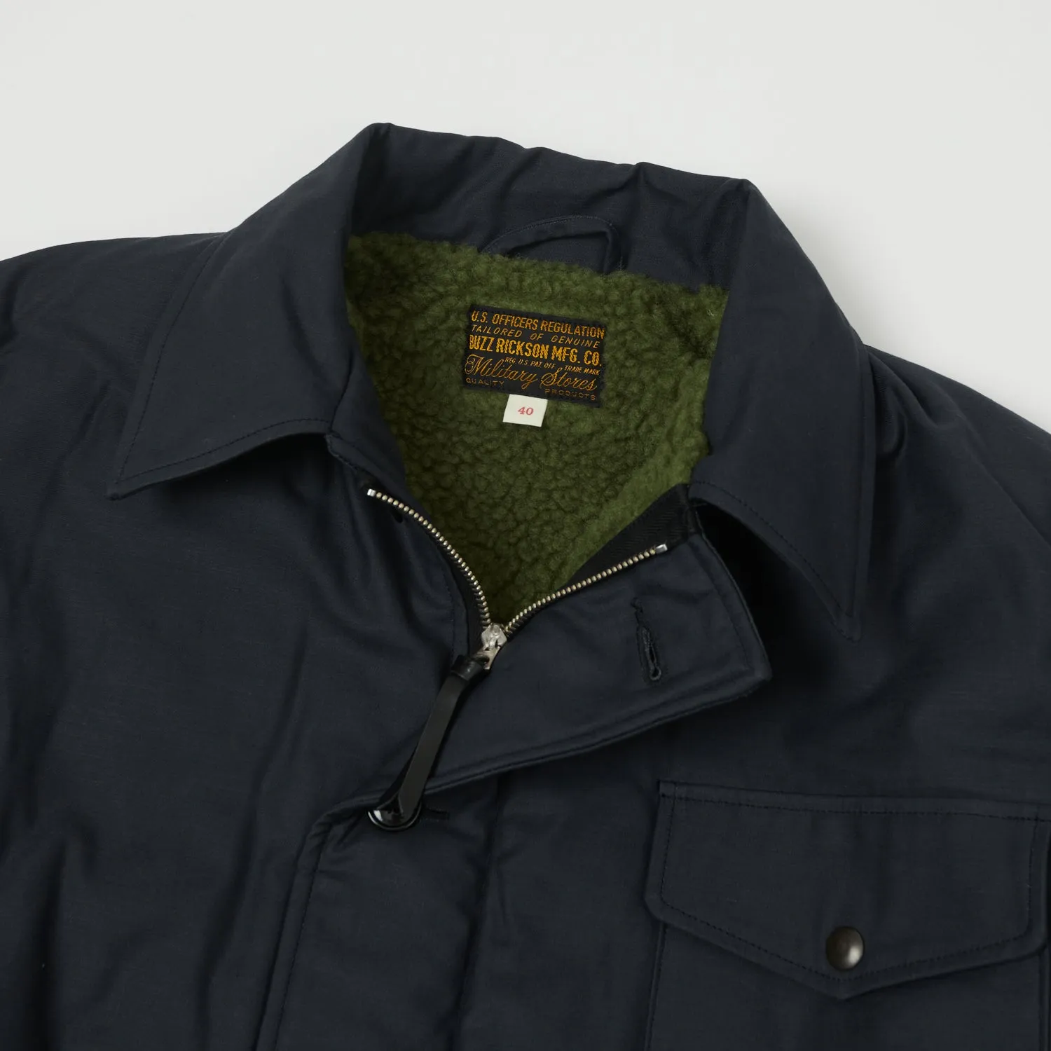 Buzz Rickson's A-2 Civilian Model Deck Jacket - Navy