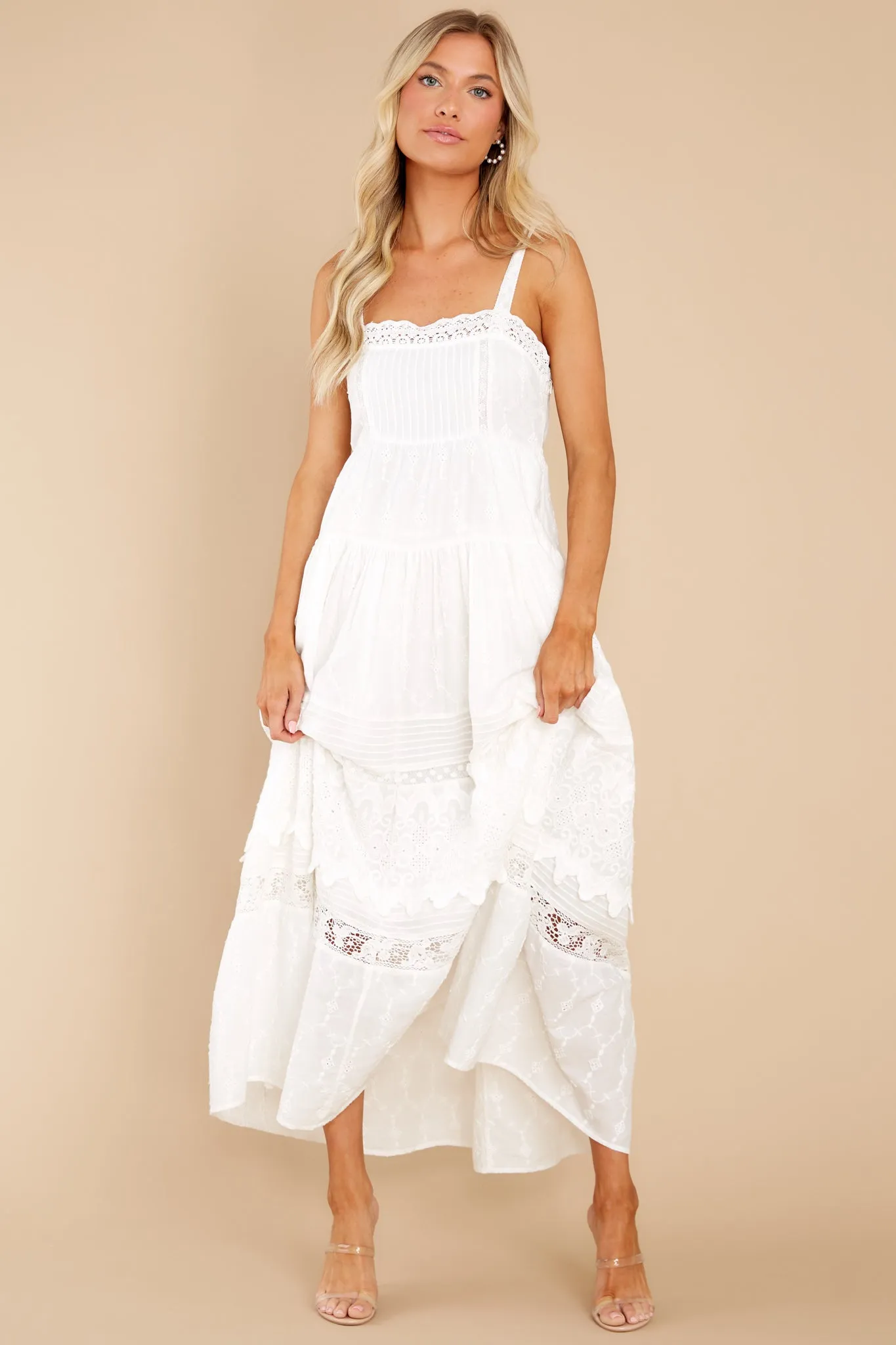 Camisha True White Maxi Dress