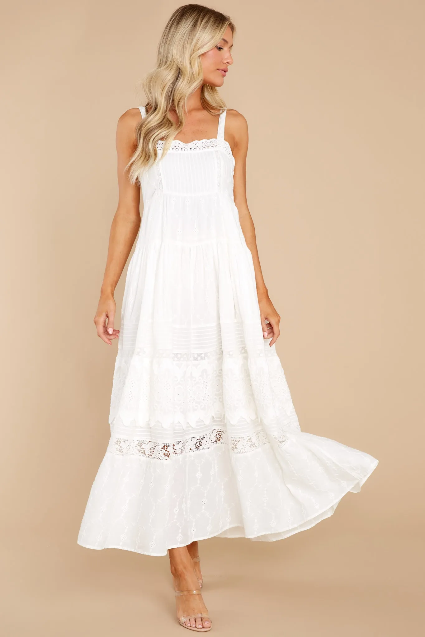 Camisha True White Maxi Dress