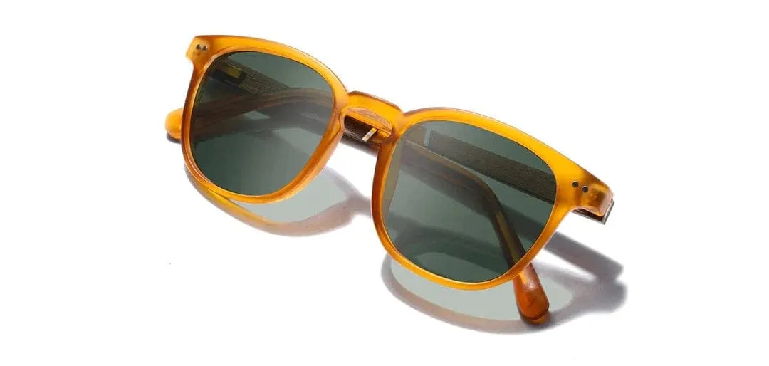 CAMP Eyewear Topo Sunglasses Matte Orange | Walnut