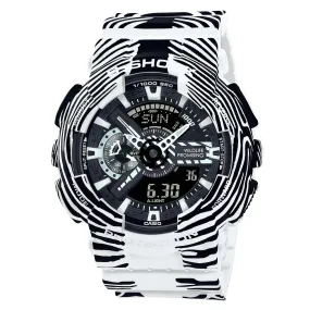 Casio G-Shock Watch Men's Wildlife Promising Limited Edition Zebra GA-110WLP-7ADR