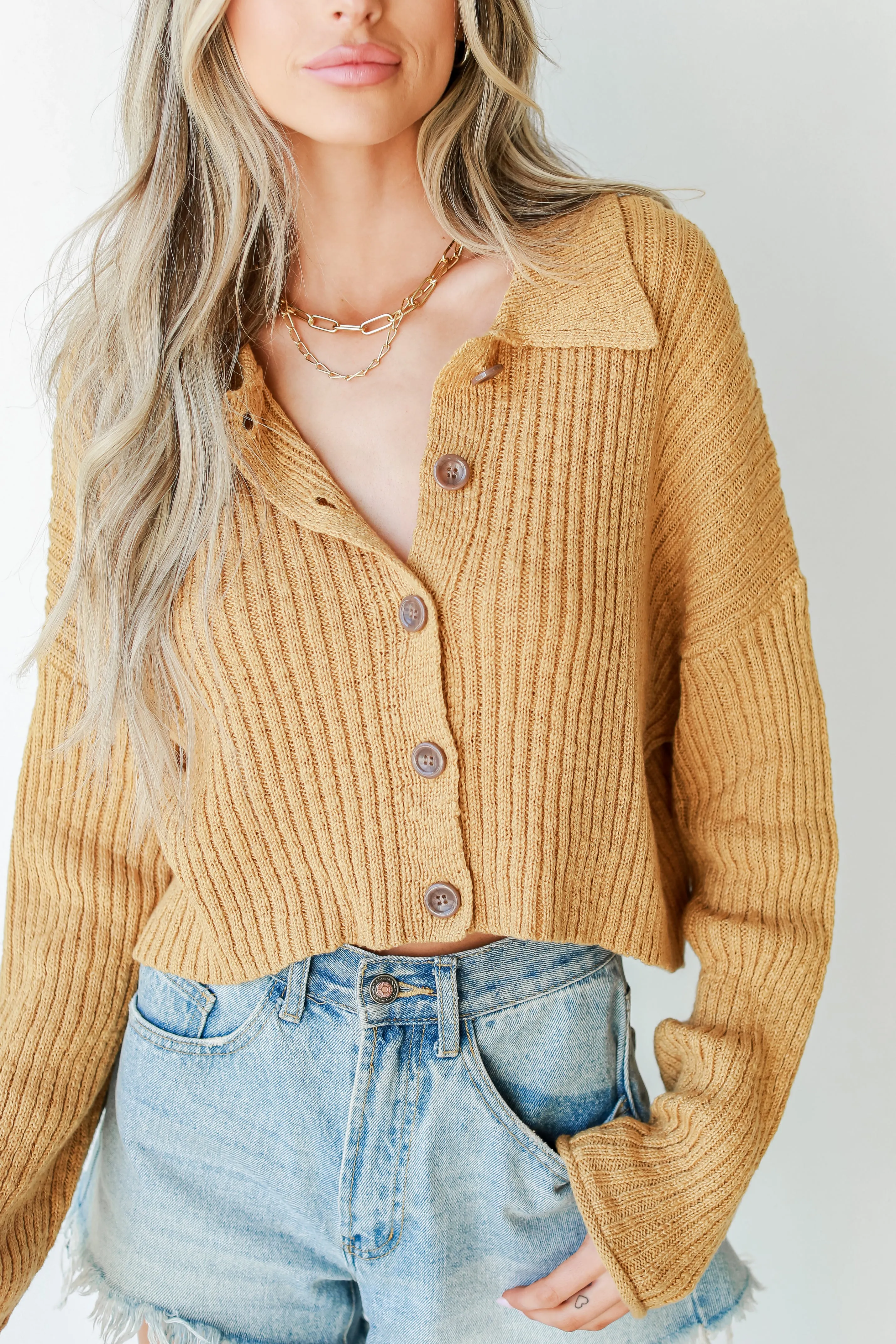 Change Of Weather Cropped Sweater