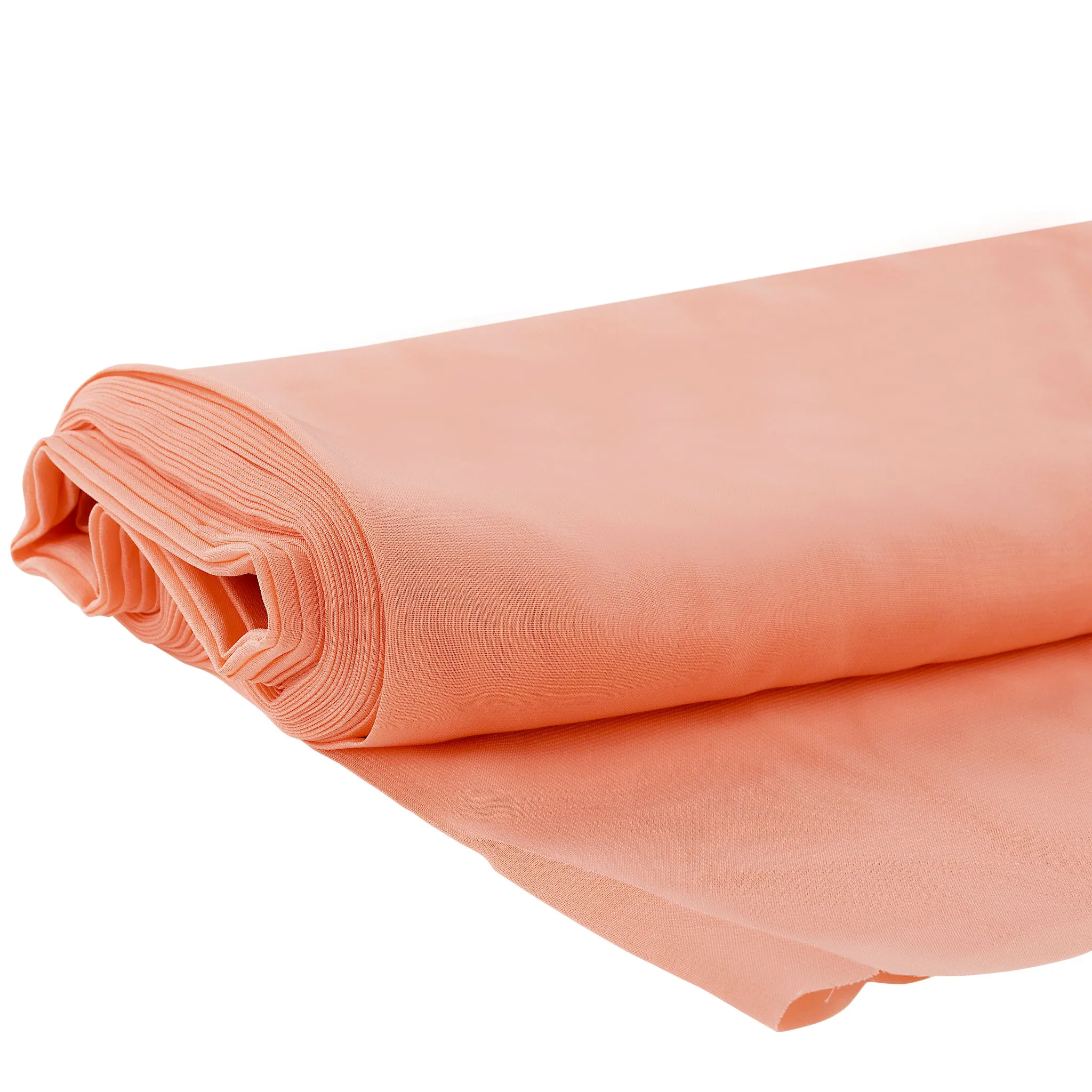 Chiffon Fabric Bolt 58" x 10 yards - Coral