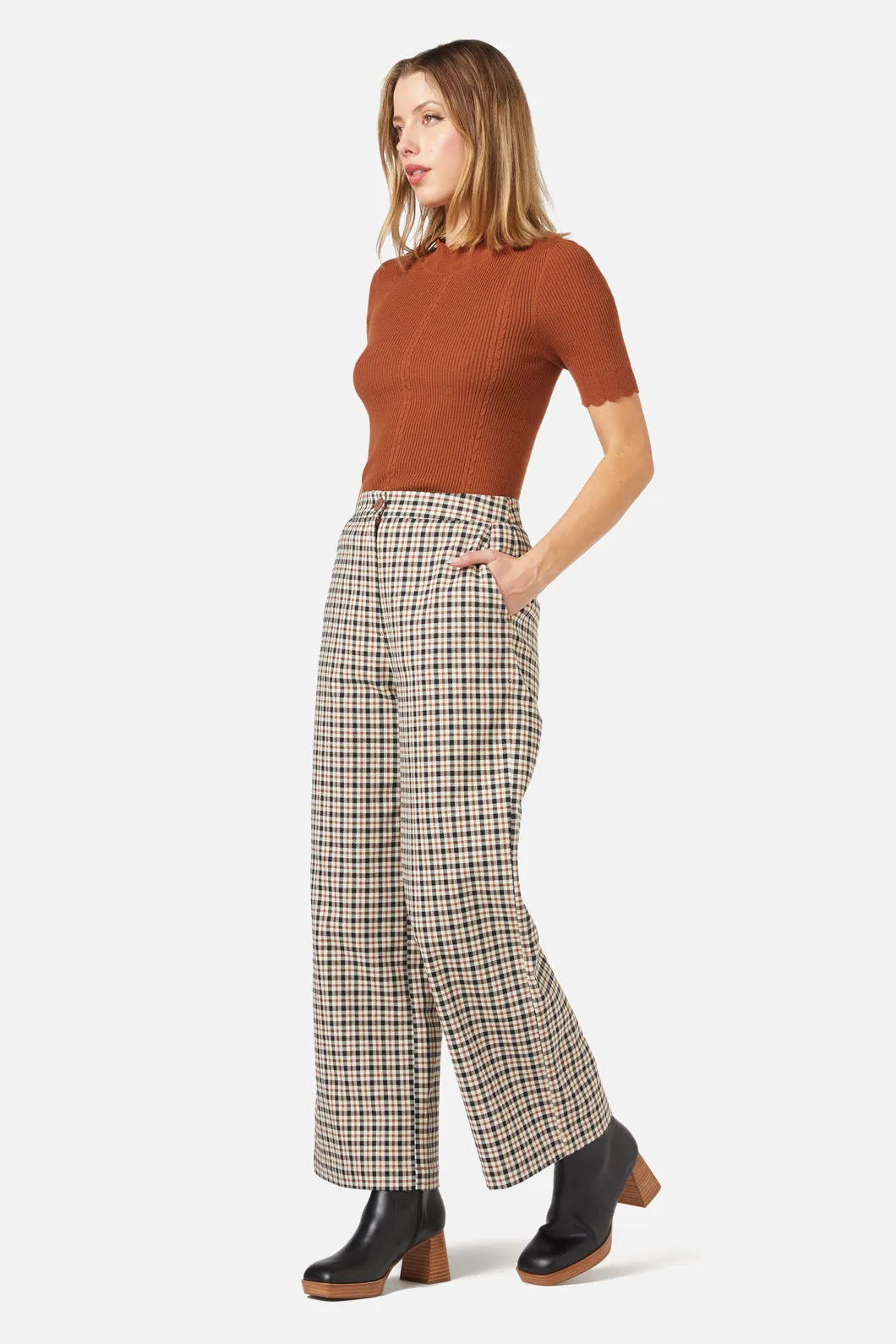 Claudia Check Pant