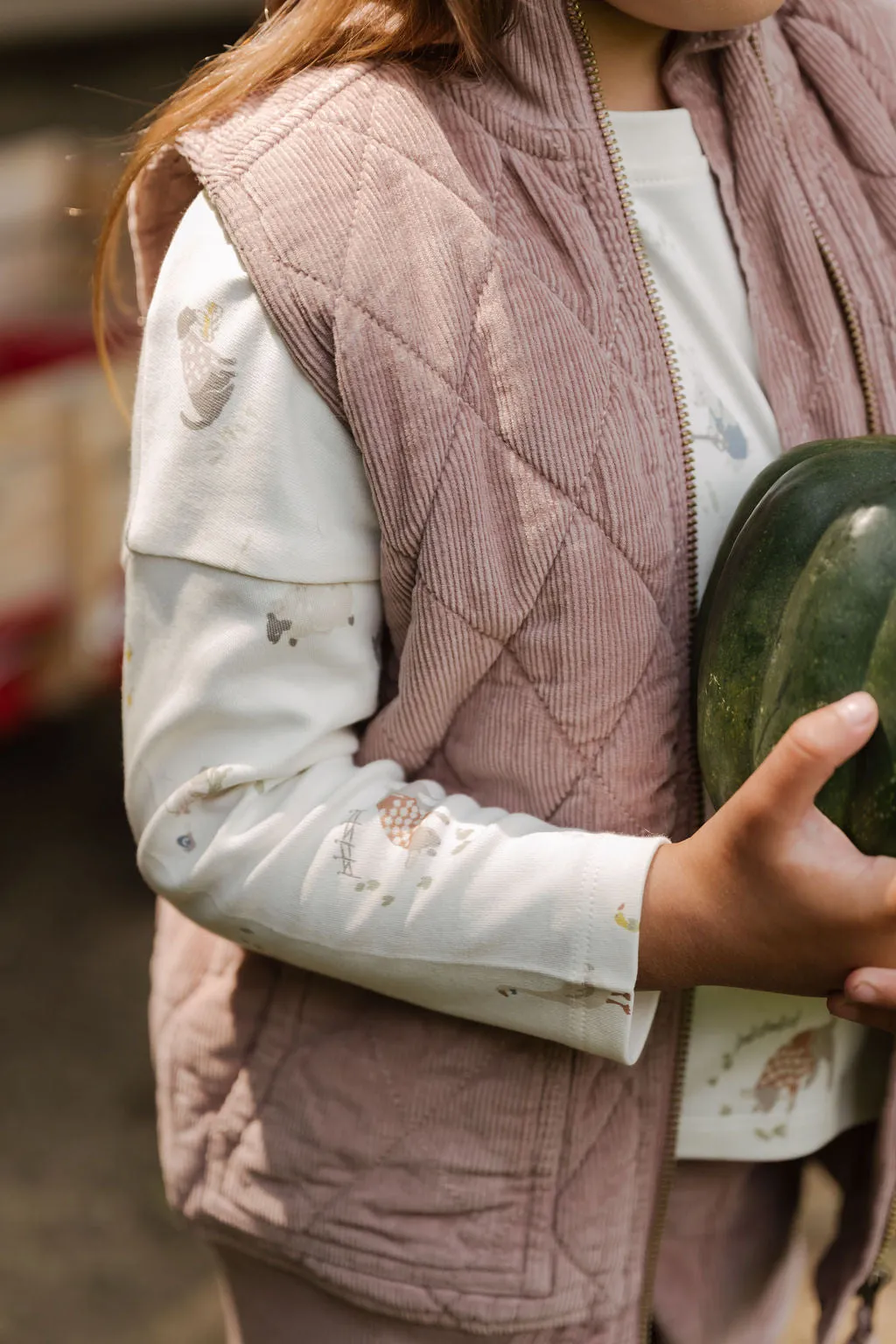 Corduroy Quilted Vest