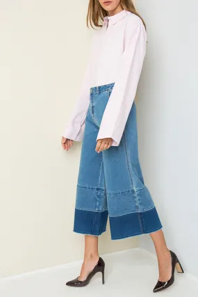 Denim Culotte Trousers