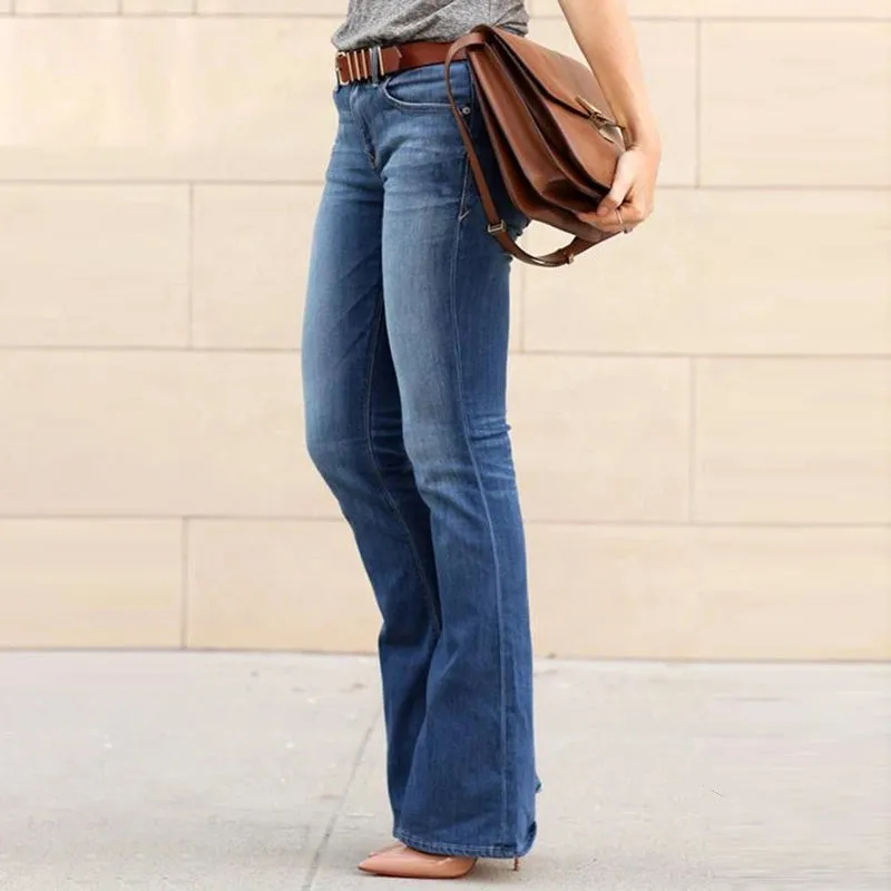 Funki Buys | Pants | Women's Boyfriend Jeans | Mid Waist