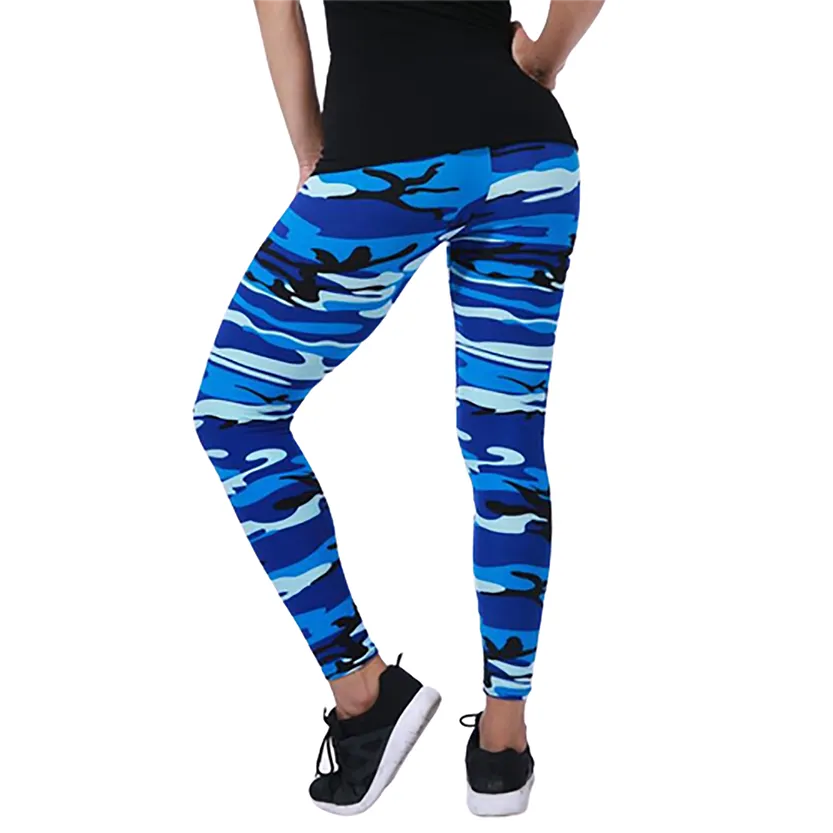 Funki Buys | Pants | Women's Mult Color Camouflage Leggings