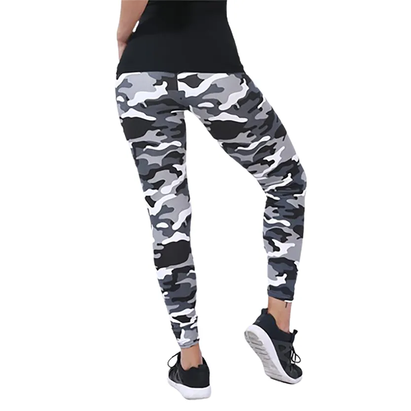 Funki Buys | Pants | Women's Mult Color Camouflage Leggings