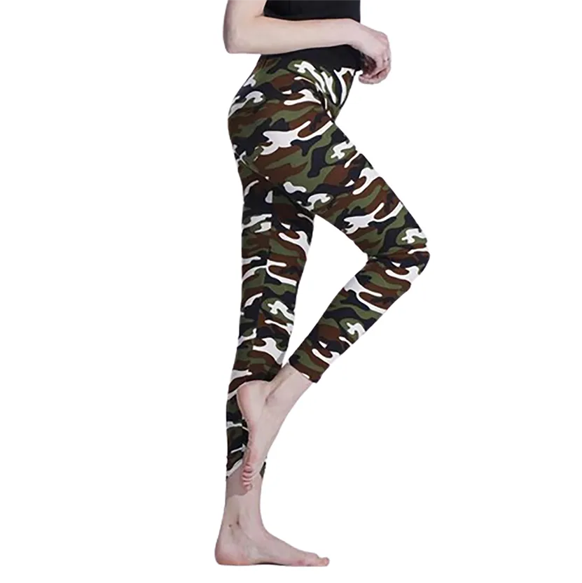 Funki Buys | Pants | Women's Mult Color Camouflage Leggings