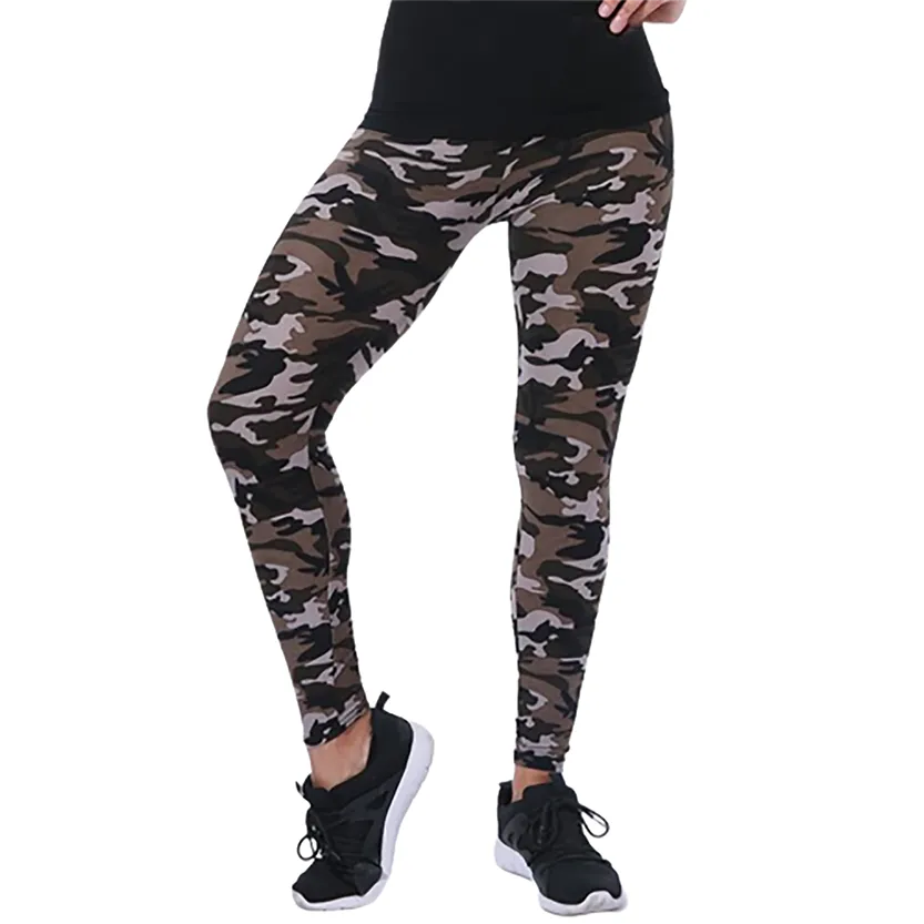 Funki Buys | Pants | Women's Mult Color Camouflage Leggings