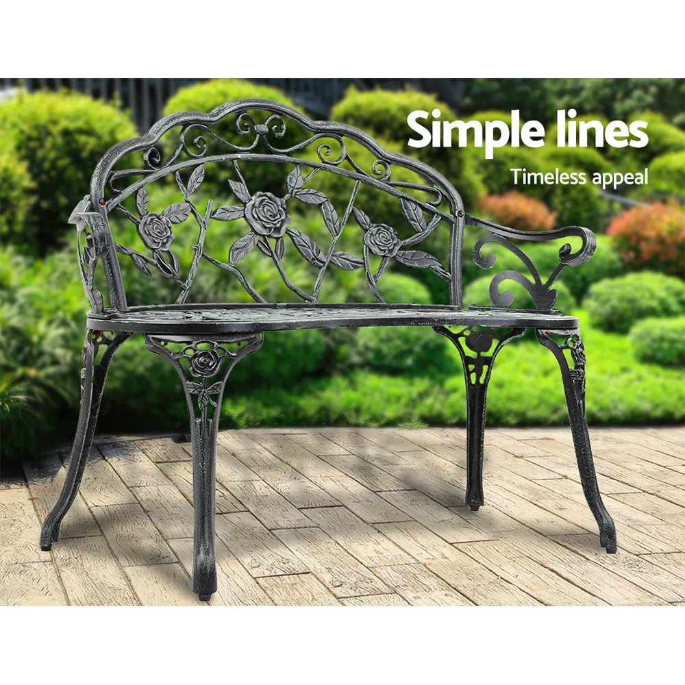 Gardeon Victorian Garden Bench - Green