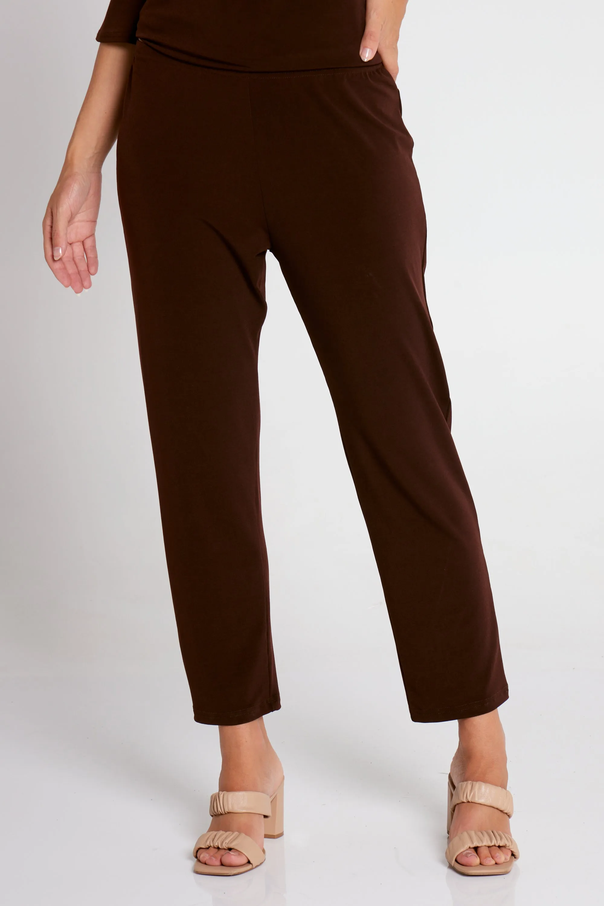 Gianna Pants Petite - Chocolate