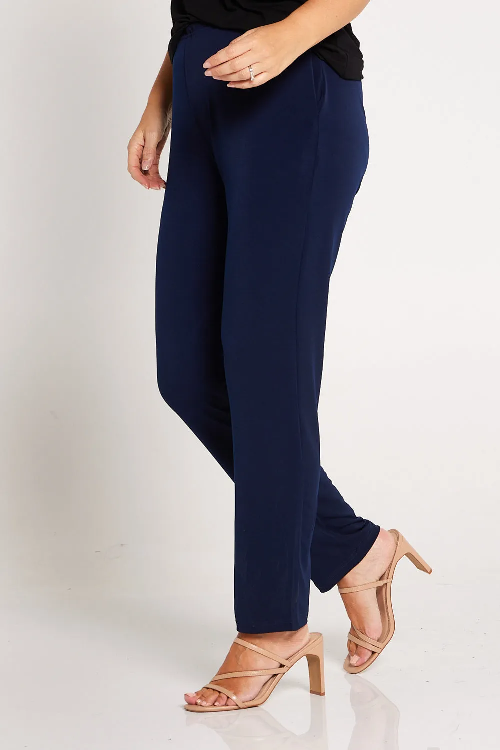 Gianna Pocket Pants - Navy