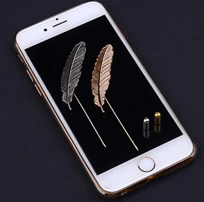 Golden Feather of Truth Lapel Pin