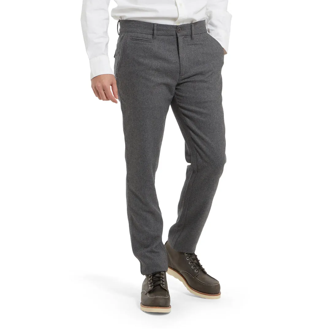 Grayers Slim Fit Wool Flannel Pants - Gray