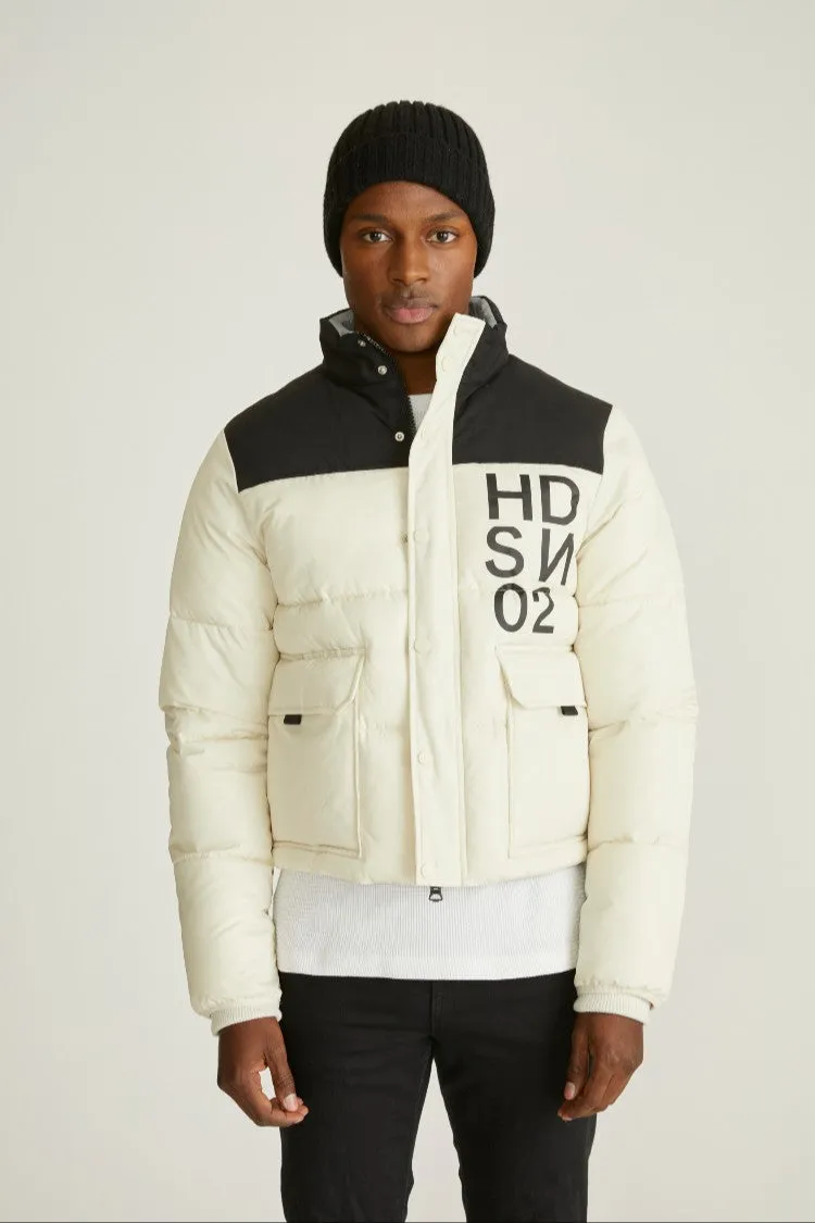 Hudson Jeans Men's Logo Puffer