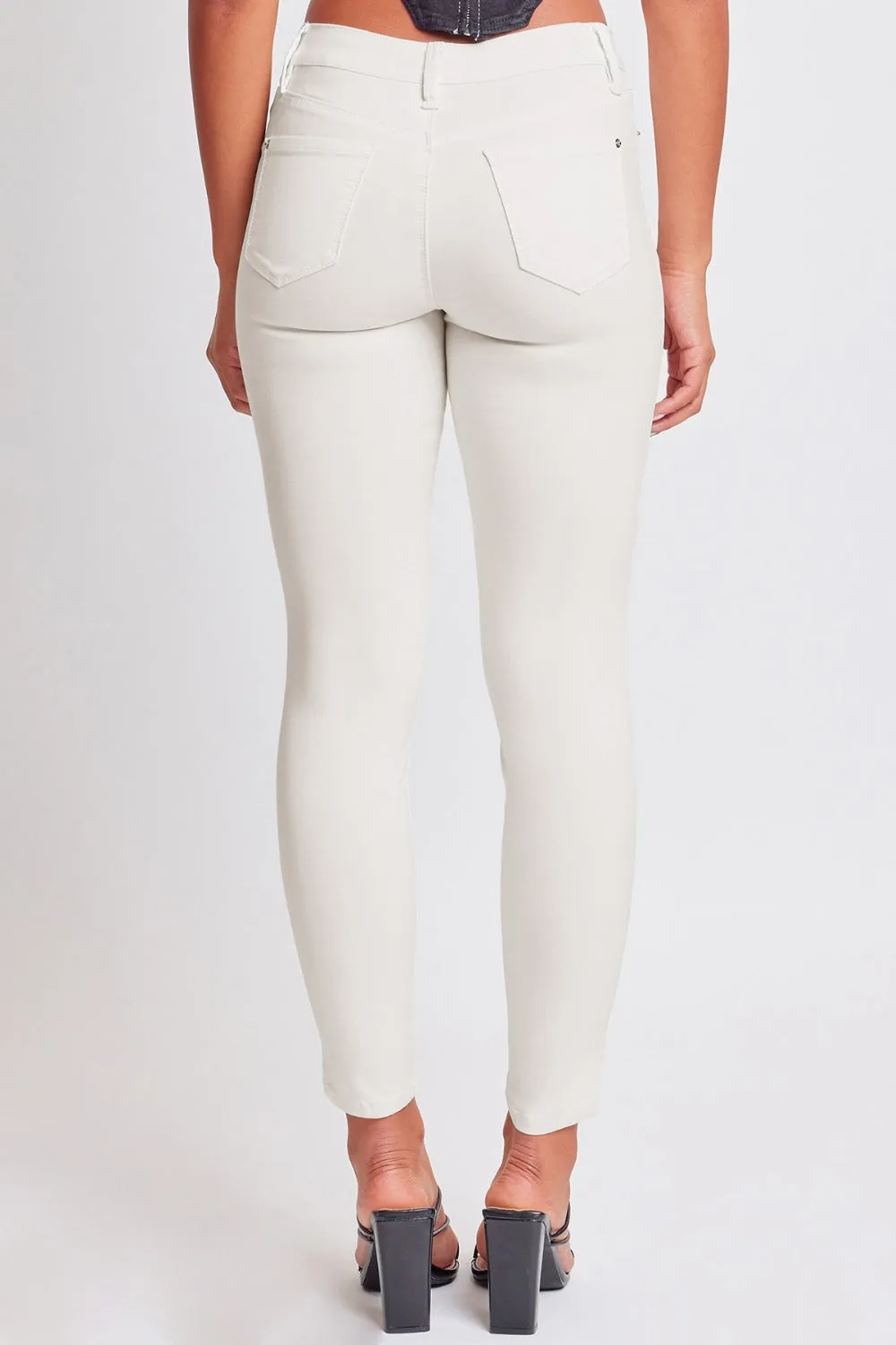 Hyperstretch Mid-Rise Skinny Jeans