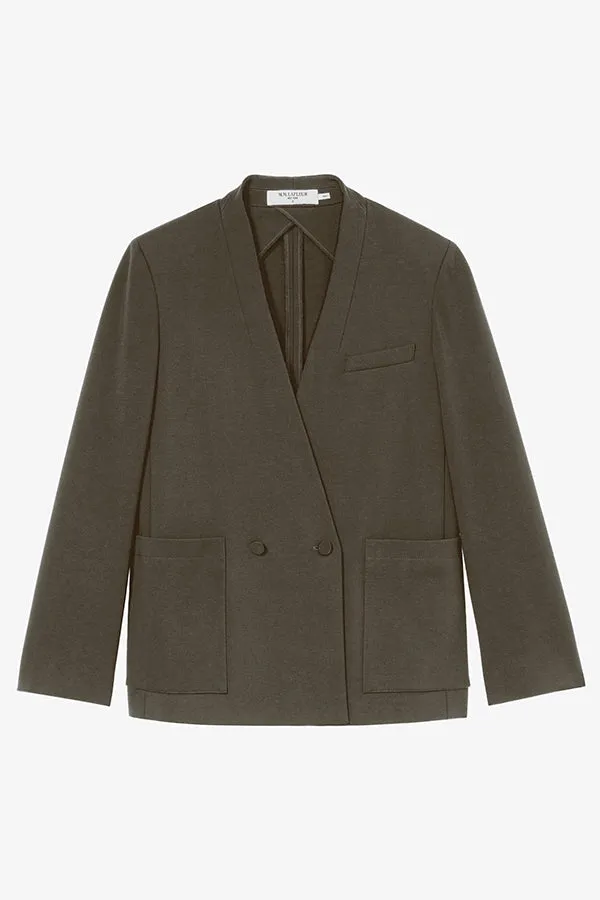 Janette Blazer - Light Ponte :: Ash