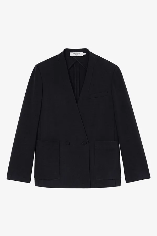 Janette Blazer - Light Ponte :: Black