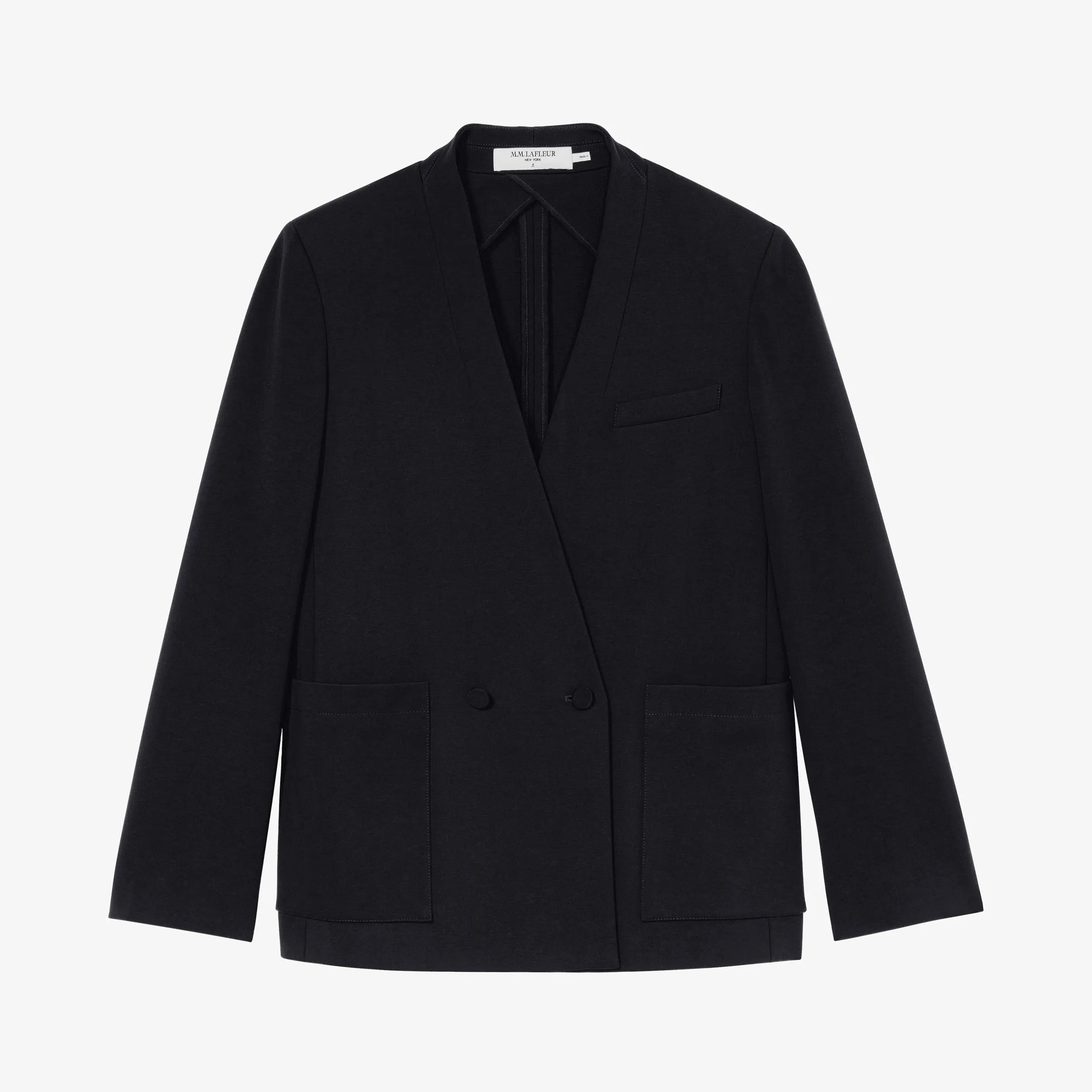 Janette Blazer - Light Ponte :: Black